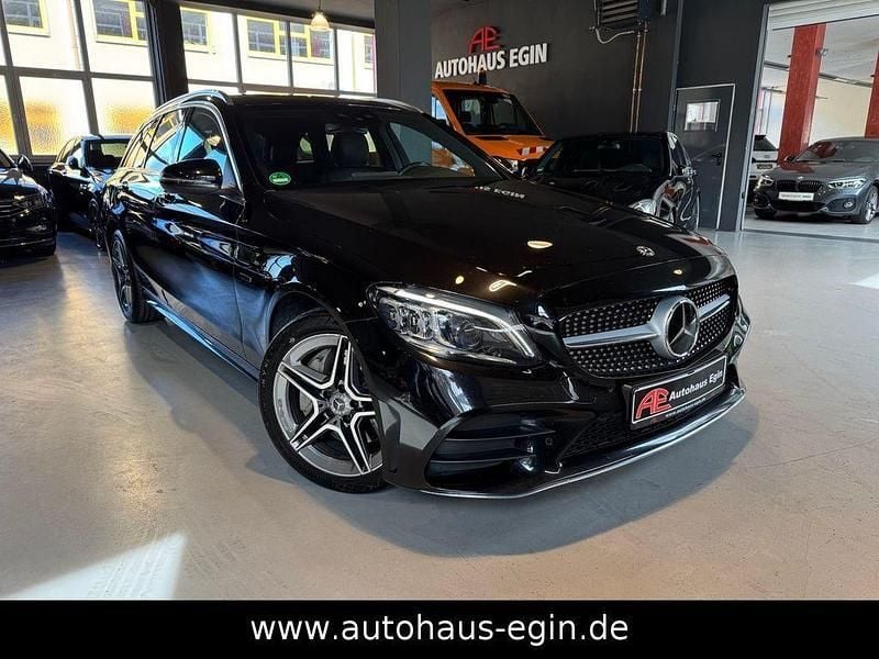 Schwarz Gebraucht 2020 Mercedes E300 AMG line Kombi | 27.490 € (Superpreis) - Bild 1/4