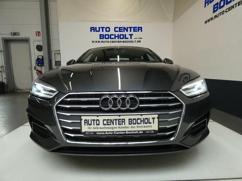 Grau Gebraucht 2018 Audi A5 Sportback S-Line Limousine | 22.900 € (Guter Preis) - Bild 1/4