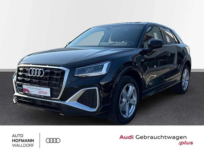 Mythosschwarz metallic Gebraucht 2024 Audi Q2 S-Line SUV | 37.420 € (Teuer) - Bild 1/4