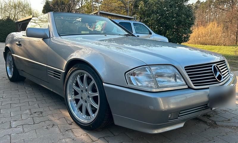 Gebraucht Mercedes SL320 231 PS (169 kW) 1993 Silber Cabrio