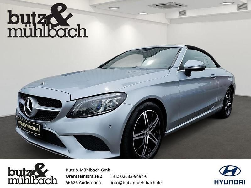 Hightechsilber metallic Gebraucht 2022 Mercedes C180 Cabrio | 34.980 € (Guter Preis) - Bild 1/4
