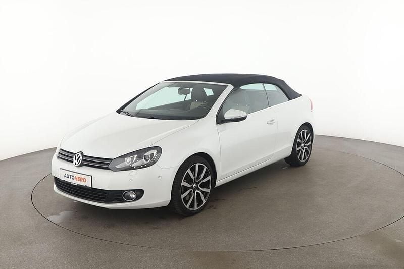Weiß Gebraucht 2014 VW Golf Cabriolet Exclusive Cabrio | 12.580 € (Fairer Preis) - Bild 1/3