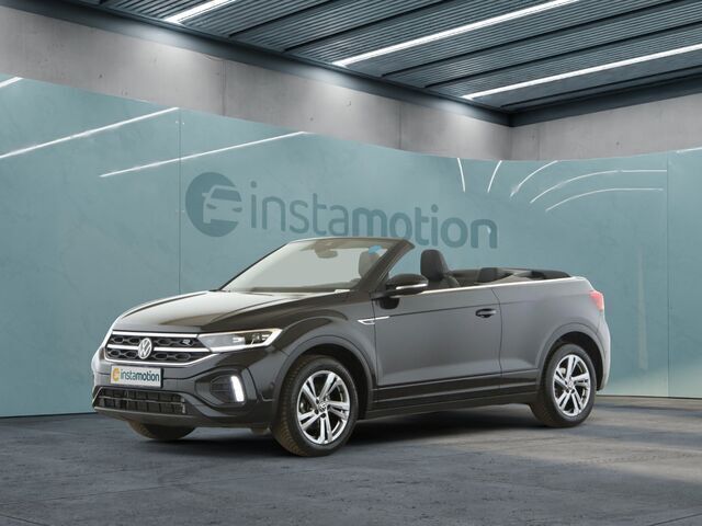 Schwarz Gebraucht 2024 VW T-Roc Cabriolet IQ Drive Cabrio | 34.025 € (Guter Preis) - Bild 1/2