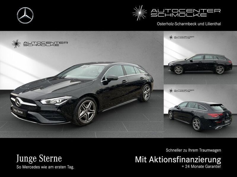 lack kosmosschwarz (metallic) Gebraucht 2023 Mercedes CLA200 Shooting Brake AMG line Kombi | 31.999 € (Guter Preis) - Bild 1/4