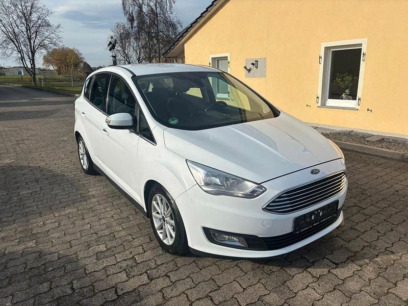 Weiß Gebraucht 2016 Ford C-MAX Titanium Van / Kleinbus | 5.600 € (Fairer Preis) - Bild 1/4