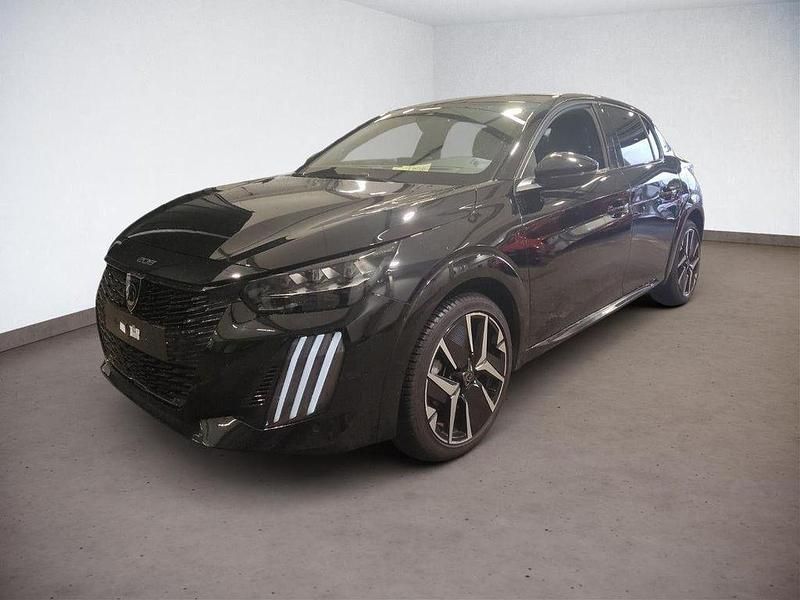 Schwarz perla nera Gebraucht 2024 Peugeot 208 GT Kleinwagen | 18.380 € - Bild 1/4