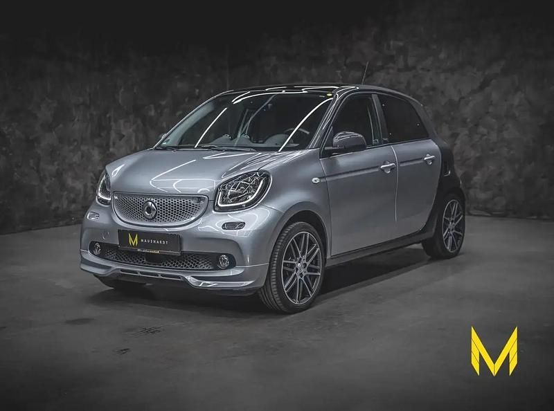 Silber (cool silver (metallic) (silber)) Gebraucht 2018 Smart ForFour Brabus Xclusive Kleinwagen | 23.888 € - Bild 1/4