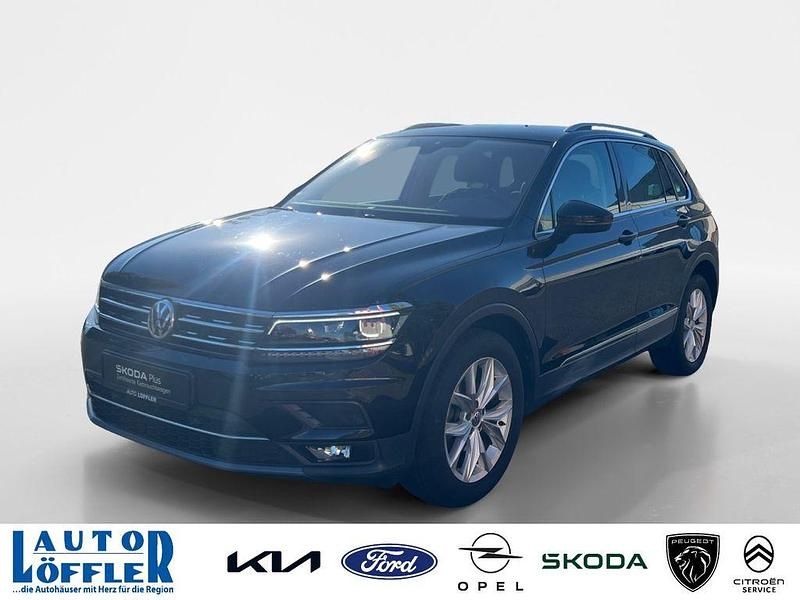 Schwarz Gebraucht 2018 VW Tiguan Highline SUV | 22.440 € (Superpreis) - Bild 1/4