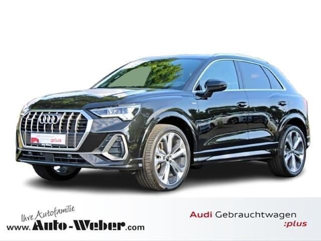 Mythosschwarz metallic Gebraucht 2024 Audi Q3 S-Line SUV | 49.890 € (Teuer) - Bild 1/4