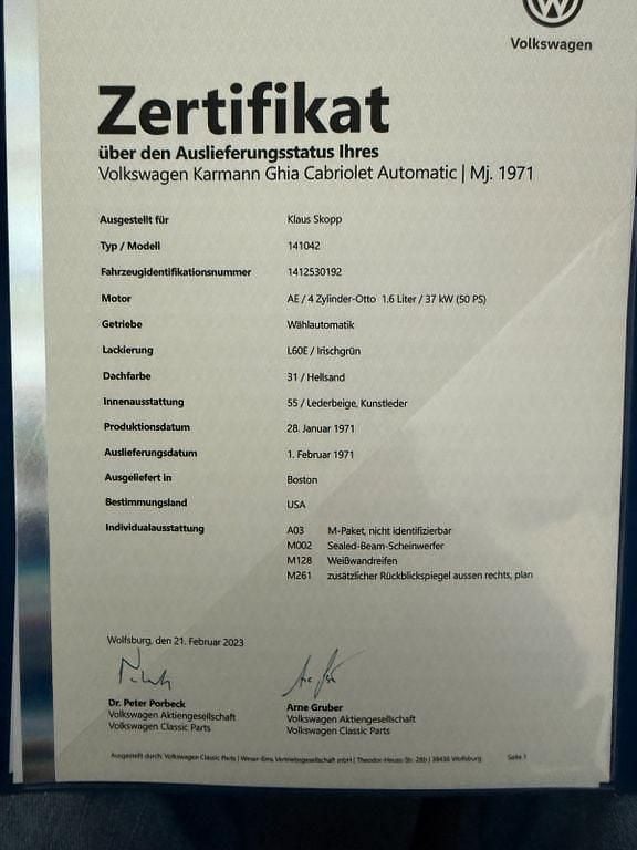 Gebraucht VW Karmann Ghia Karmann 65 PS (47 kW) 1970 Gold Coupé