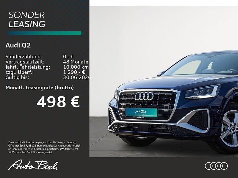 Nowe Audi Q2 S-Line 150 KM (110 kW) 2026 Niebieski SUV