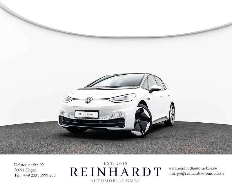 Gletscherweiß metallic Gebraucht 2020 VW ID.3 Pro Kleinwagen | 22.080 € (Fairer Preis) - Bild 1/3