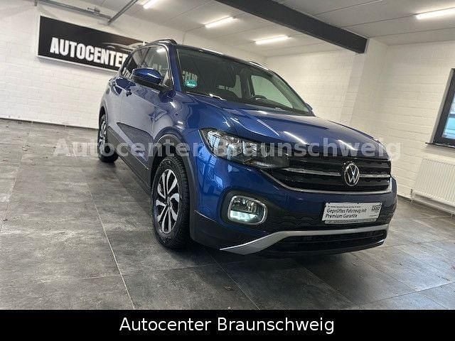 Blau Gebraucht 2021 VW T-Cross Active SUV | 20.450 € (Superpreis) - Bild 1/4