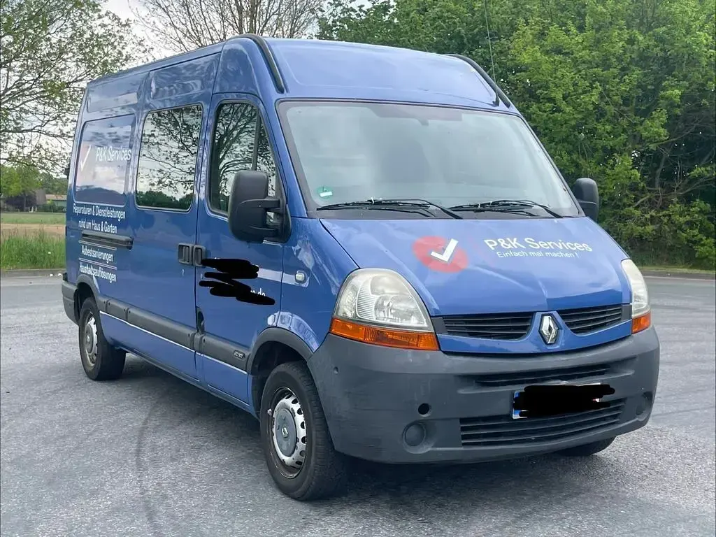 Gebraucht Renault Master 120 PS (88 kW) 2007 Blau Van / Kleinbus