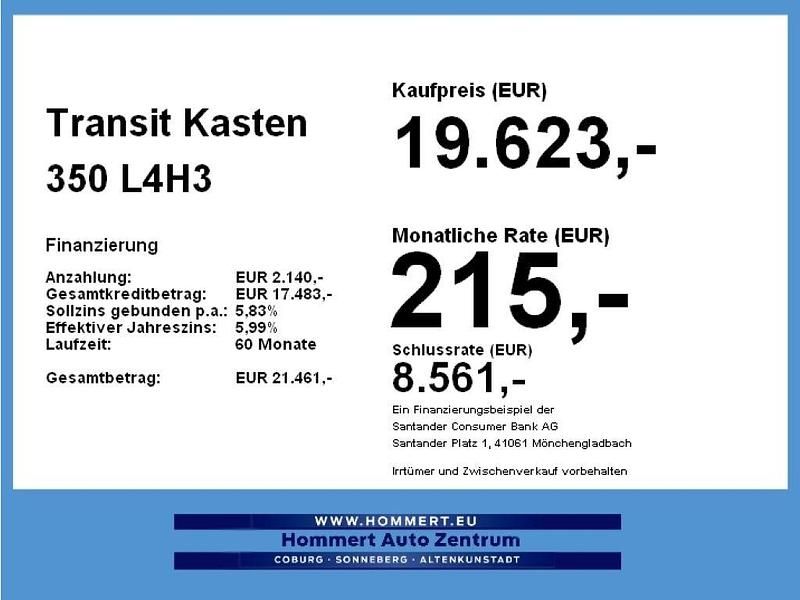 Gebraucht Ford Transit Trend 170 PS (125 kW) 2023 Frostweiß Van