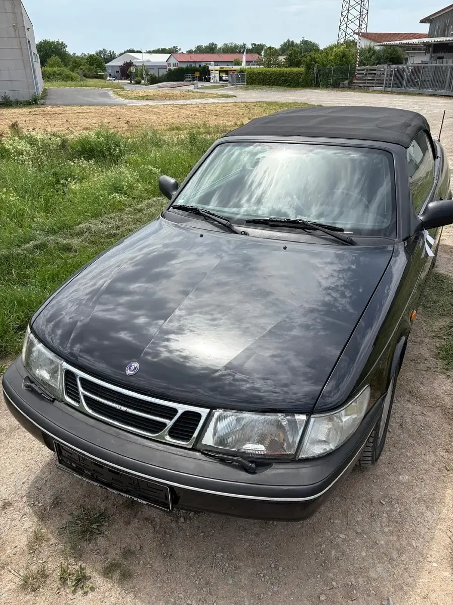 Gebraucht Saab 900 Cabriolet 150 PS (110 kW) 1996 Schwarz Cabrio
