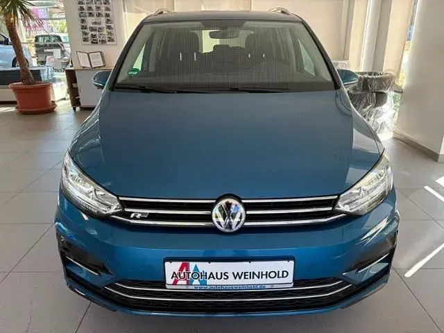Gebraucht VW Touran R-line 150 PS (110 kW) 2020 Blau Van / Kleinbus