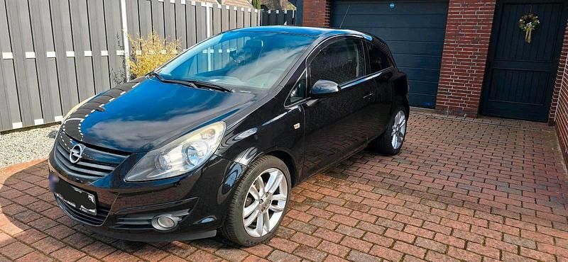 Gebraucht Opel Corsa 80 PS (58 kW) 2010 Schwarz Kleinwagen