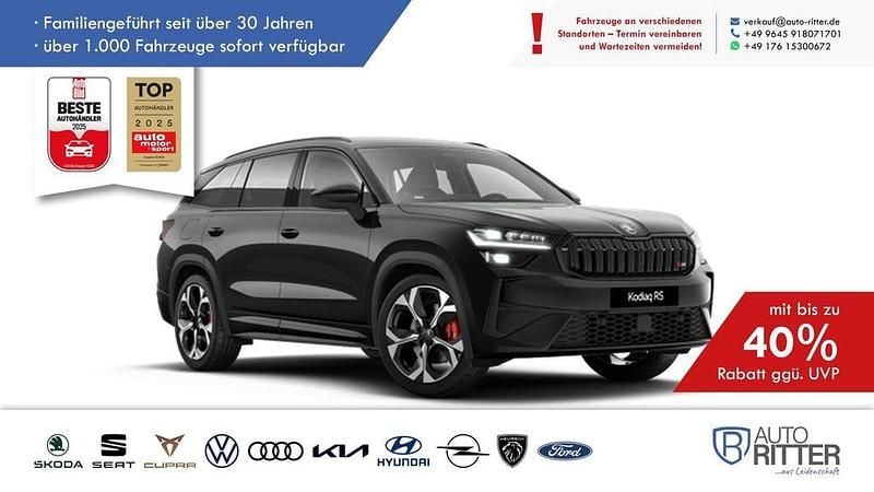 Schwarz Neu 2025 Skoda Kodiaq RS SUV | 55.890 € (Fairer Preis) - Bild 1/4