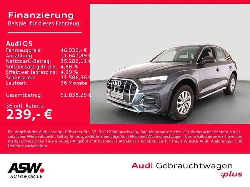 Manhattangrau metallic Gebraucht 2024 Audi Q5 Advanced Plus SUV | 46.930 € (Fairer Preis) - Bild 1/3