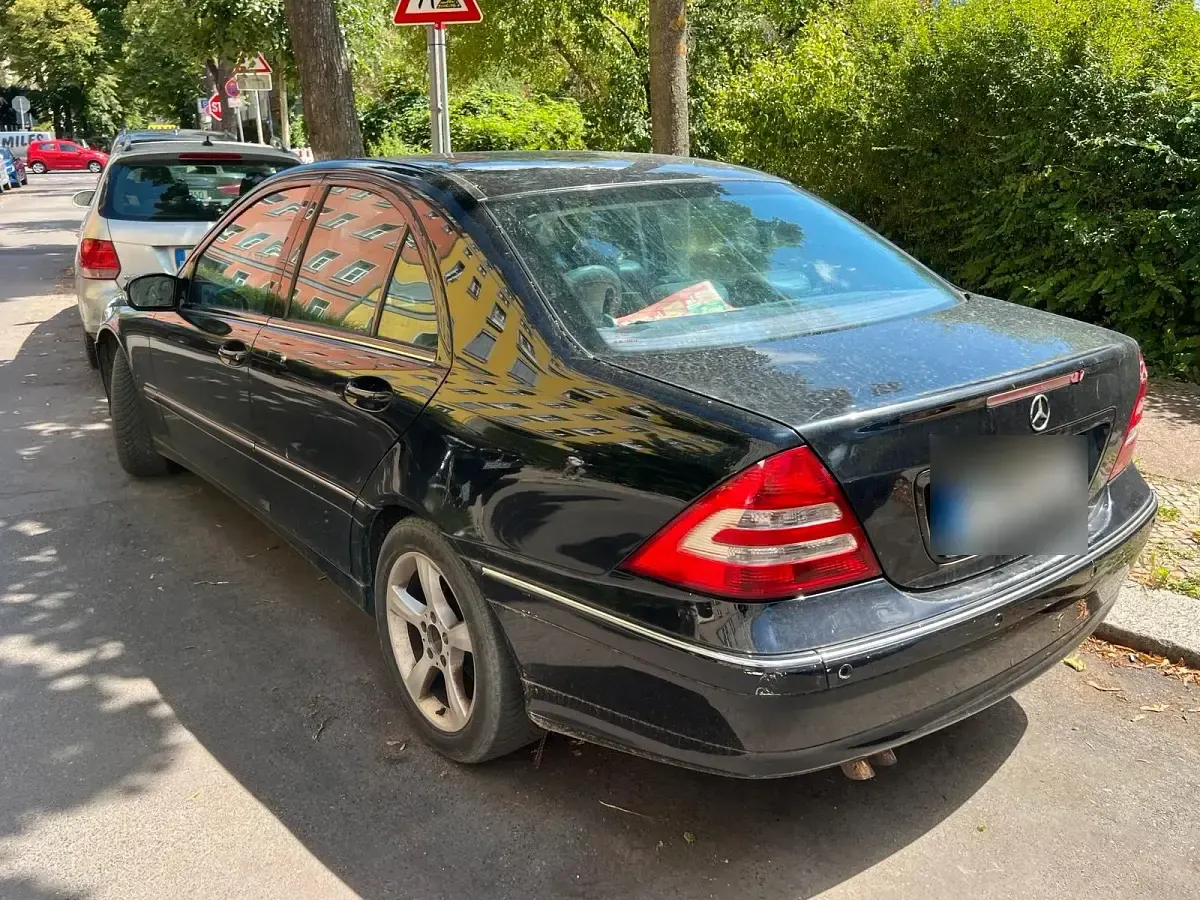 Gebraucht Mercedes C230 2005 Schwarz Limousine
