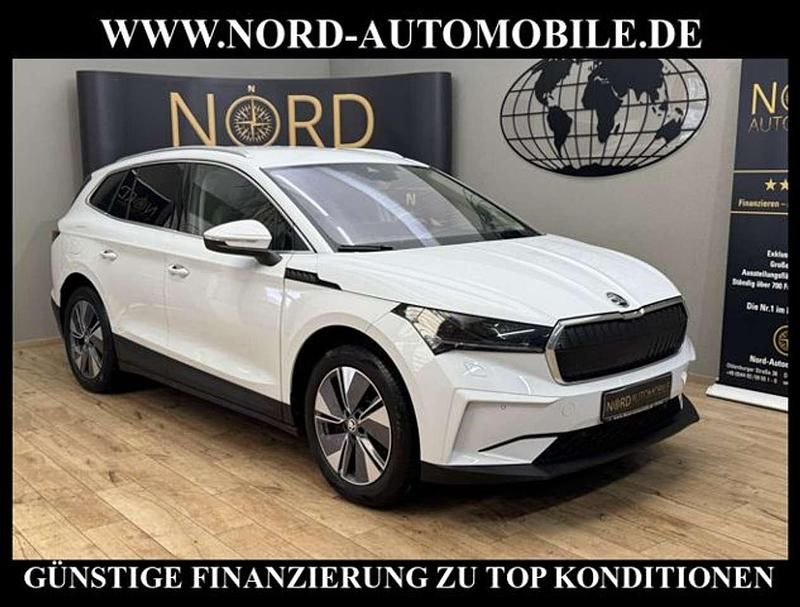 Gebraucht Skoda Enyaq iV Lounge 150 kW (204 PS) 2021 Moonweiss metallic (metallic) SUV