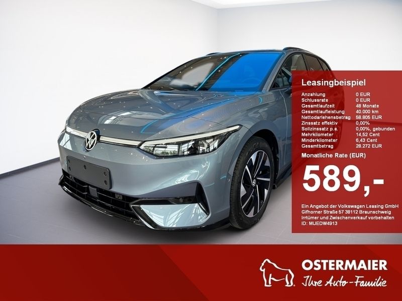 Blau Neu 2024 VW ID.7 Pro Limousine | 56.507 € (Guter Preis) - Bild 1/4