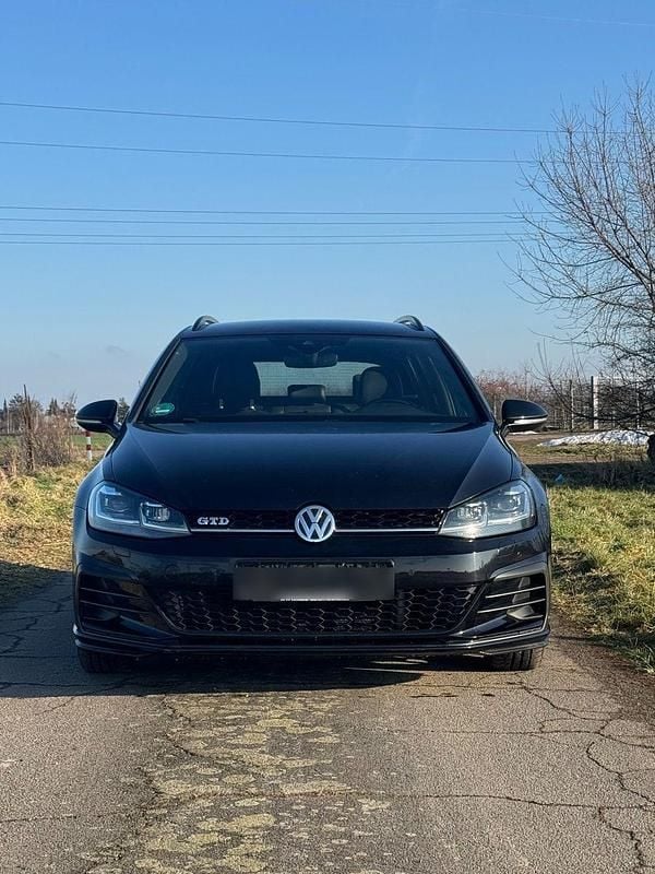 Schwarz Gebraucht 2017 VW Golf VII GTD Kombi | 12.990 € (Superpreis) - Bild 1/4