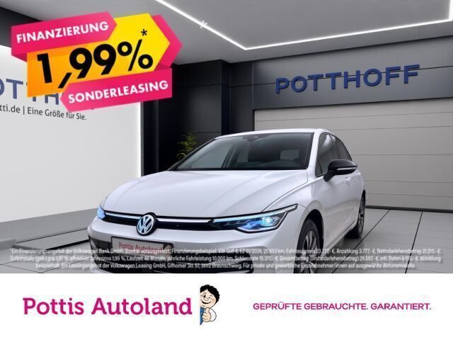 Pure white Gebraucht 2024 VW Golf VIII Goal Limousine | 23.777 € (Superpreis) - Bild 1/4