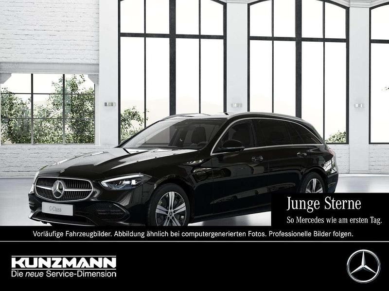 Obsidianschwarz metallic Gebraucht 2024 Mercedes C300e Avantgarde Kombi | 39.770 € (Guter Preis) - Bild 1/4