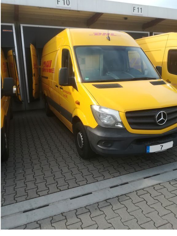 Gelb Gebraucht 2013 Mercedes Sprinter Van | 7.200 € (Superpreis) - Bild 1/4