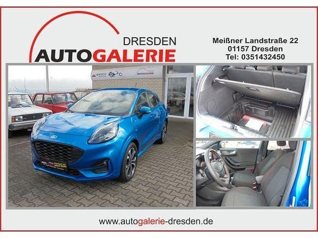 Dynamicblau metallic (metallic) Gebraucht 2023 Ford Puma ST-Line Kleinwagen | 16.680 € (Fairer Preis) - Bild 1/4