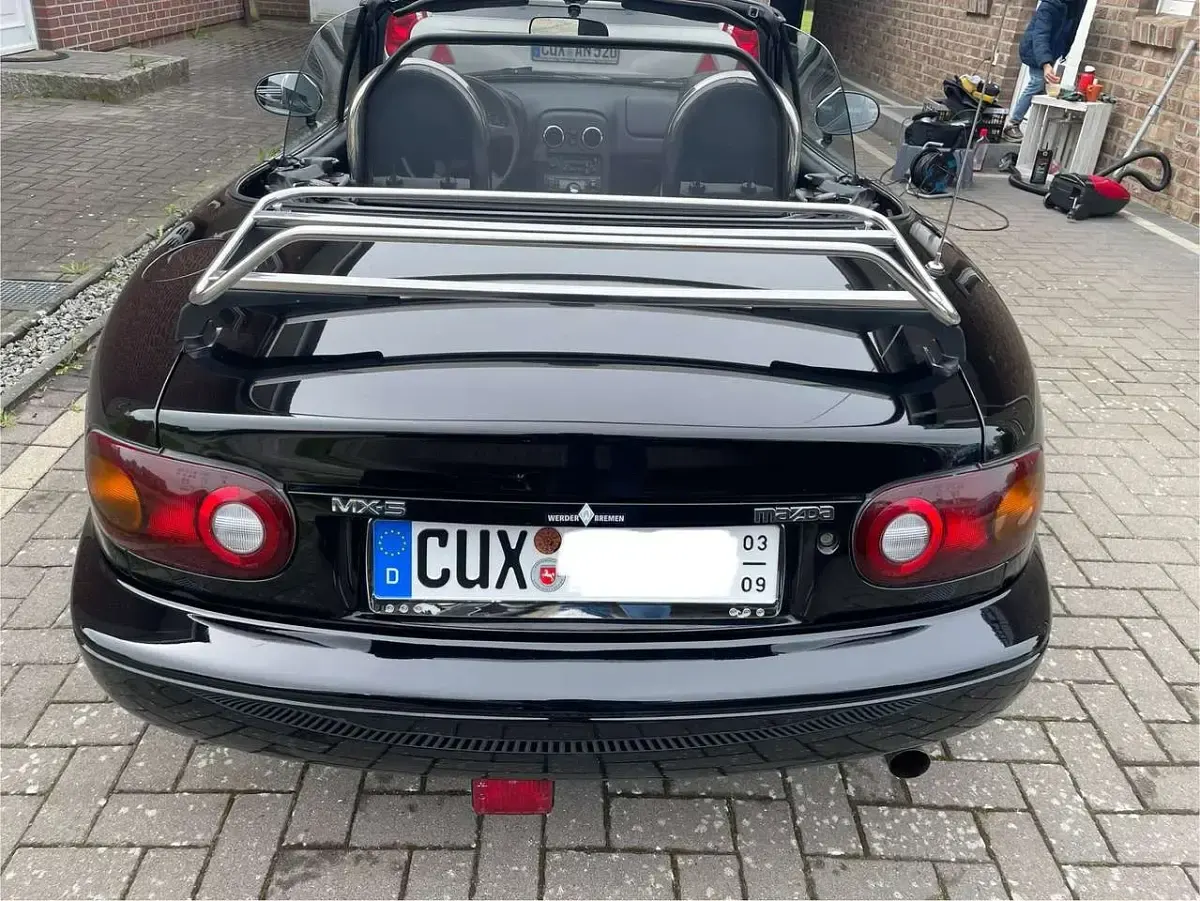 Brugt Mazda MX5 90 HK (66 kW) 1996 Sort Cabriolet