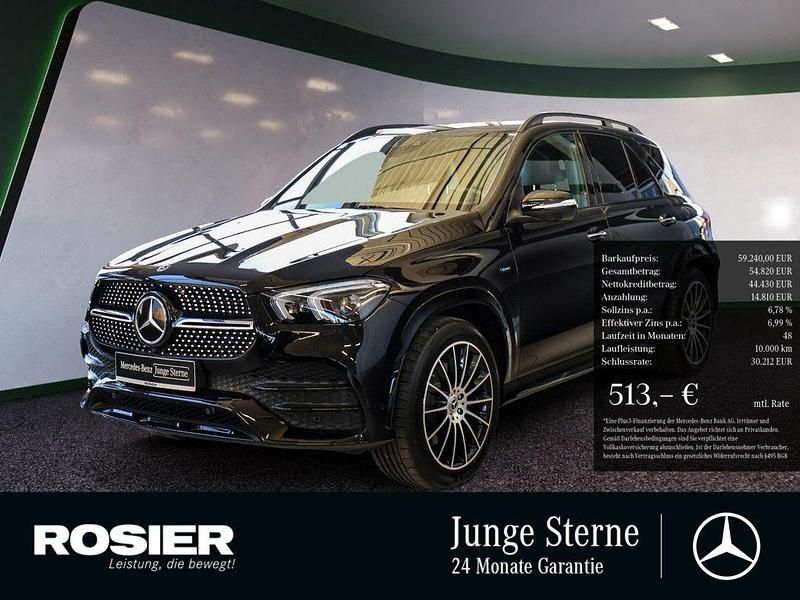 Schwarz Gebraucht 2021 Mercedes GLE350 AMG SUV | 59.240 € (Fairer Preis) - Bild 1/4
