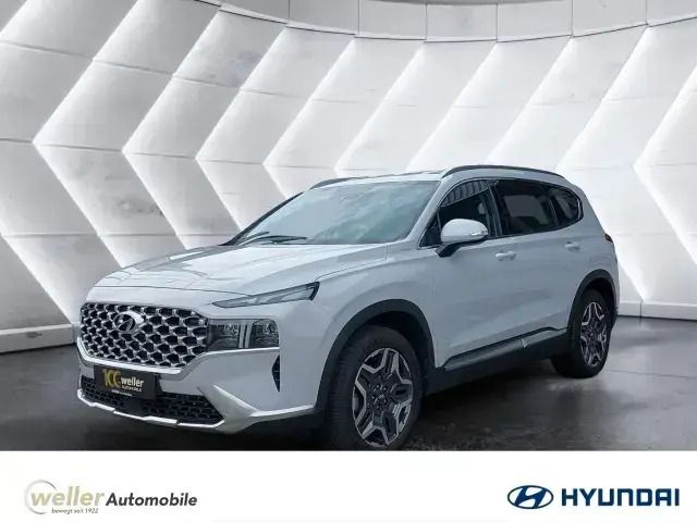 Weiß Gebraucht 2022 Hyundai Santa Fe Trend SUV | 37.830 € (Etwas zu teuer) - Bild 1/3