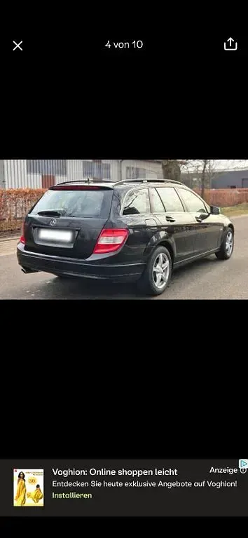 Second-hand Mercedes C220 170 CP (125 kW) 2010 Negru Berlinǎ