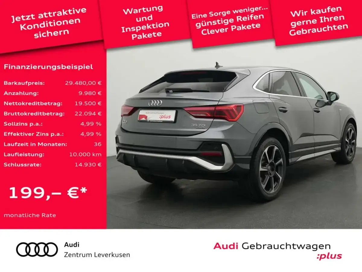 Gebraucht Audi Q3 S-Line 150 PS (110 kW) 2023 Grau SUV