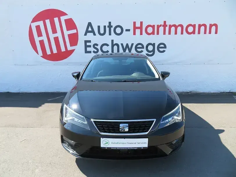 Usata Seat Leon Style 125 CV (91 kW) 2017 Nero Berlina