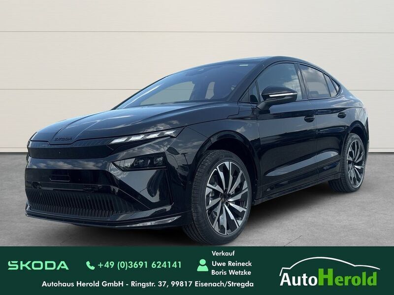Schwarz Neu 2025 Skoda Enyaq iV SportLine SUV | 55.450 € (Fairer Preis) - Bild 1/4