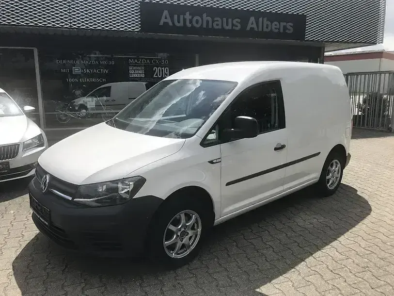 Gebraucht VW Caddy 75 PS (55 kW) 2016 Weiß Van / Kleinbus