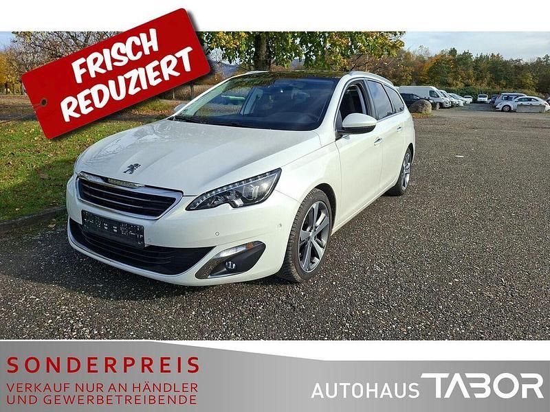 Blanc nacre Gebraucht 2015 Peugeot 308 Allure Kombi | 9.685 € (Fairer Preis) - Bild 1/4