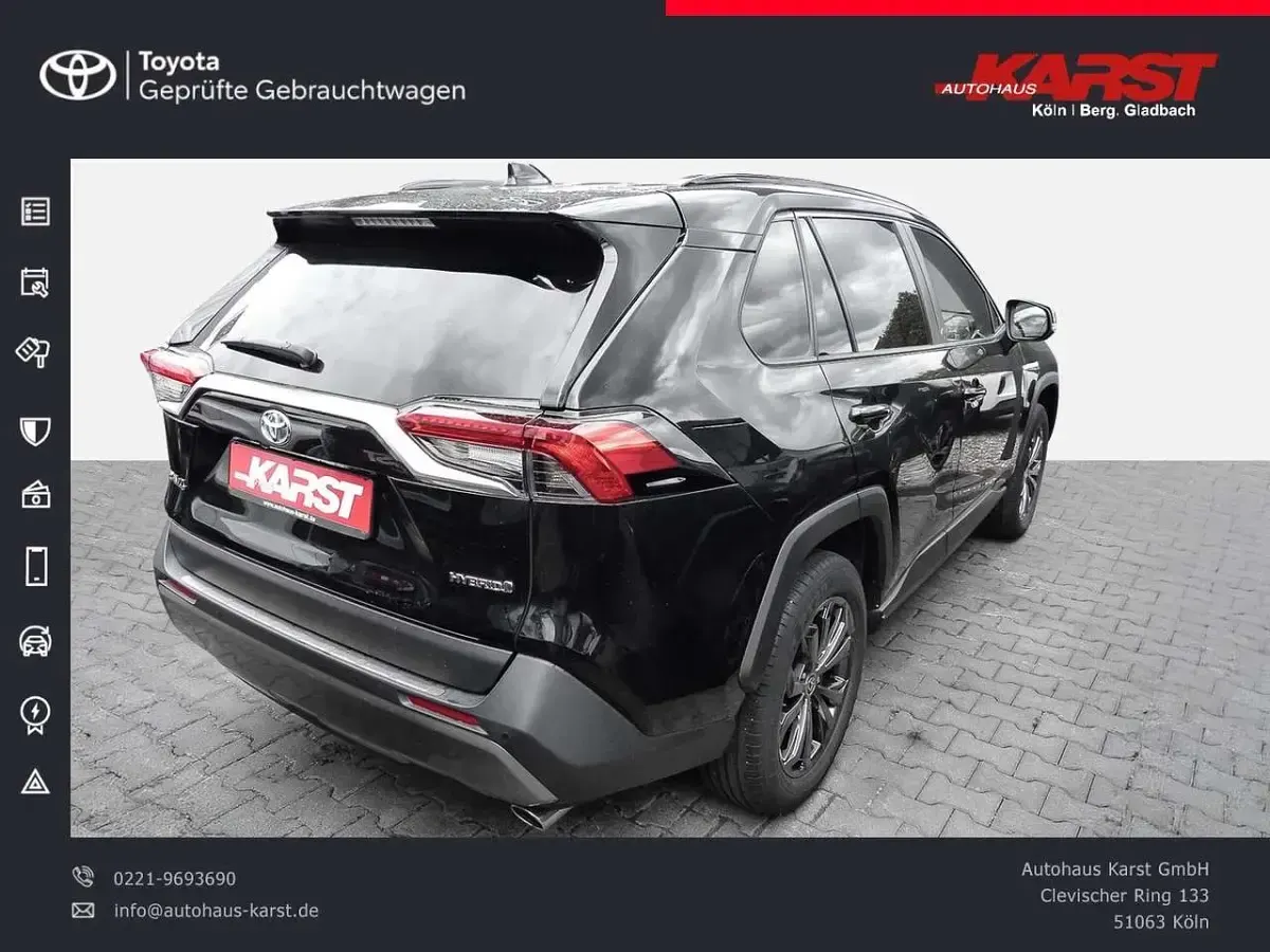 Gebraucht Toyota RAV4 Hybrid Team 218 PS (160 kW) 2022 Schwarz SUV