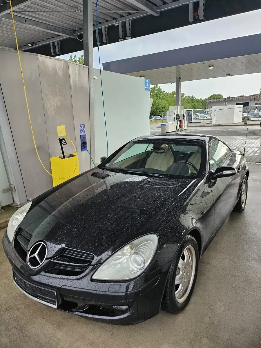 Gebraucht Mercedes SLK200 163 PS (119 kW) 2005 Schwarz Cabrio