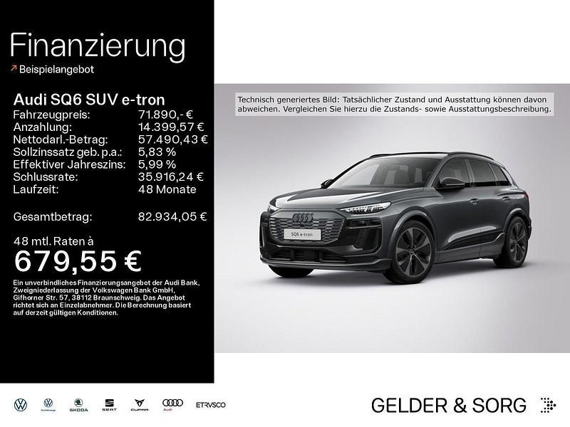 Gebraucht Audi SQ6 e-tron Ambiente 359 kW (489 PS) 2024 Grau SUV