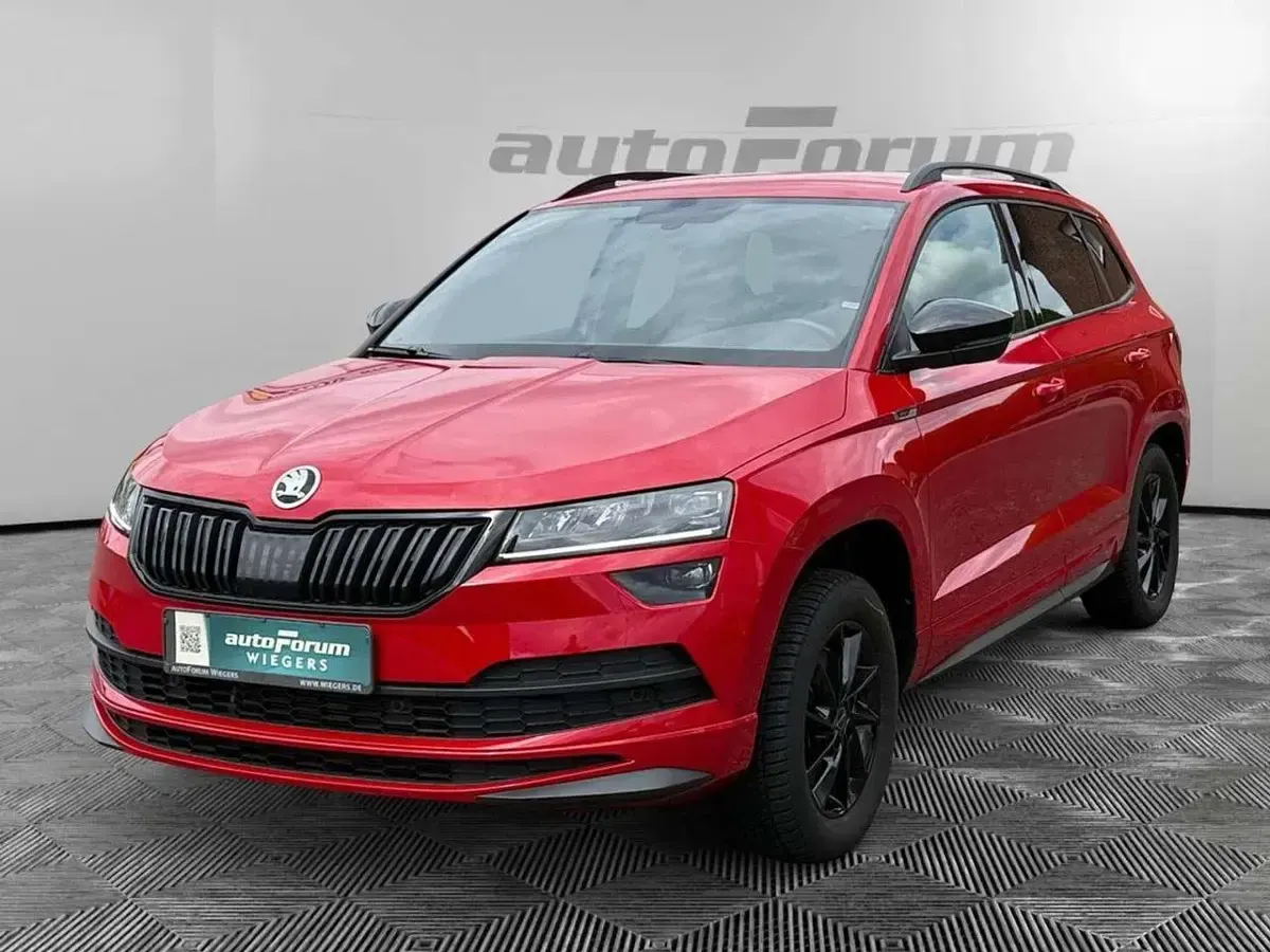 Gebraucht Skoda Karoq SportLine 150 PS (110 kW) 2022 Rot SUV