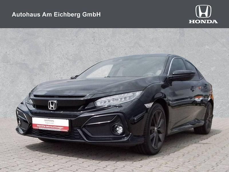 Schwarz Gebraucht 2021 Honda Civic Elegance Limousine | 17.989 € (Fairer Preis) - Bild 1/4