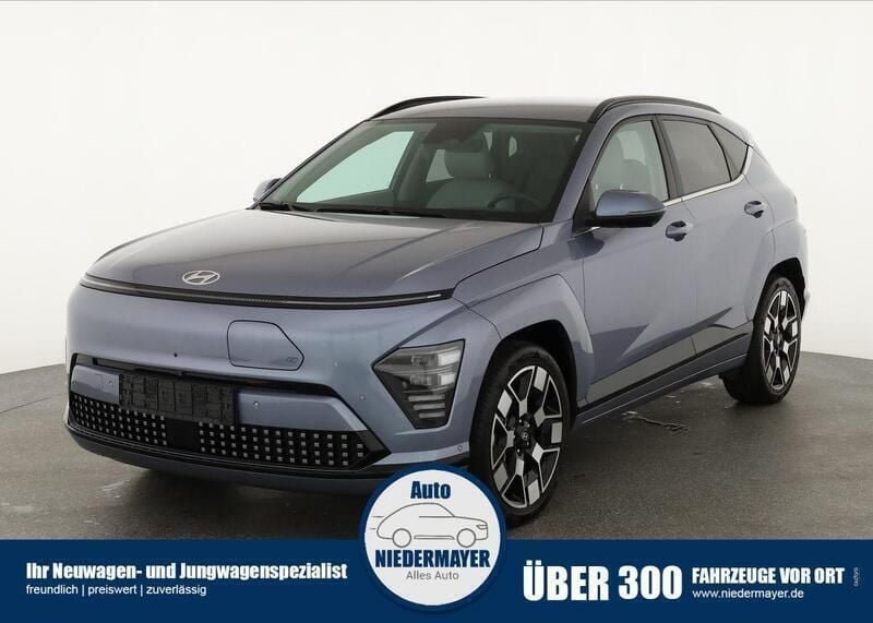 Meta blue perleffekt Gebraucht 2023 Hyundai Kona Prime SUV | 32.875 € (Fairer Preis) - Bild 1/4