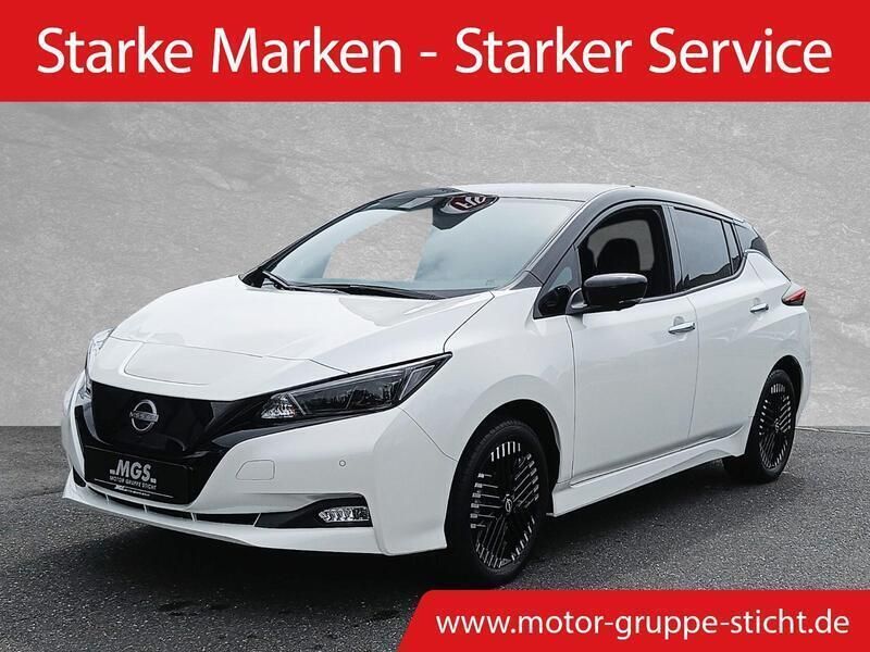 Pearl white black metallic Gebraucht 2024 Nissan Leaf Tekna Kleinwagen | 27.990 € (Etwas zu teuer) - Bild 1/4