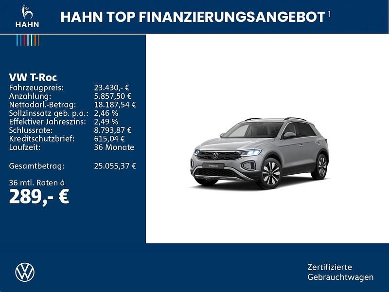 Gebraucht VW T-Roc Move 116 PS (85 kW) 2024 Pyritsilber metallic SUV