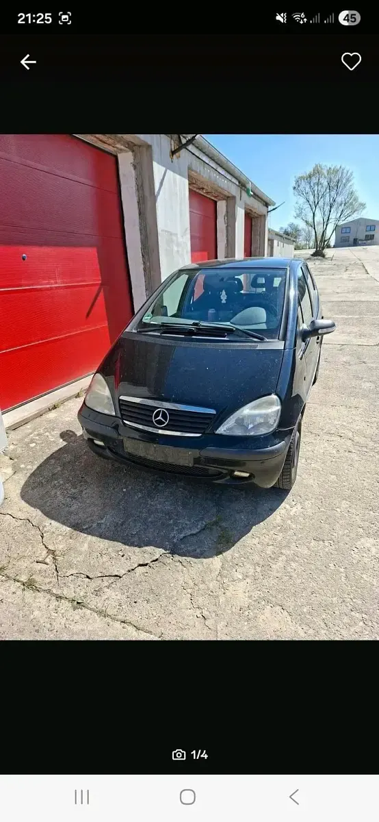 Gebraucht Mercedes A160 102 PS (75 kW) 2003 Schwarz Kleinwagen